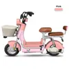 Atacado Transfronteiriço Carrinho Elétrico Pequeno Mary Duas Pessoas Transporte com Assistência Elétrica Bateria 48V Bicicleta Elétrica de Duas Rodas