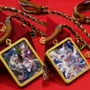 Zorro Inmortal Dorado de Colores Thangka de Doble Cara Colgante de Oro de Colores de Doble Cara Zorro de Nueve Colas Maitreya Dzambala Negro Nuevo Collar de Moda Tibetana