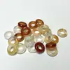 Colgante de Hebilla de Seguridad de Ágata Blanca Natural de Alta Calidad Accesorios Colgantes para Pulsera de Mujer DIY Popular en Transmisión en Vivo Cuentas Sueltas al por Mayor