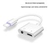 Adequado para adaptador de fone de ouvido iPhone 2 em 1 adaptador de áudio 3,5 mm placa de som lightning carregamento