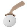 Cuchillo de pizza con rodillo para panqueques de acero inoxidable, herramientas para hornear en el hogar, cuchillo redondo creativo para pizza, cuchillo de cocina de una sola rueda.