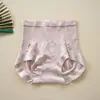Calcinha de Controle de Barriga de Cintura Alta Classe A Fulu para Mulheres 100A Antibacteriana Extrato de Cogumelo Reishi Seda de Amora Cuidados com o Entrepierna Outono/Inverno Sem Costura