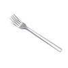 Talheres de Aço Inoxidável 304 Estilo Coreano, Exclusivamente para Vendas Transfronteiriças, Faca de Bife com Cabo Quadrado, Garfo e Colher, Colher de Gelo com Cabo Longo, Colher de Café e Sobremesa