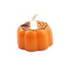 Lámpara de Velas Calabaza Sonriente Brillante Decoración Accesorios Juguetes de Halloween Venta al por Mayor Regalos para Actividades de Jardín de Infancia