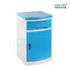 Uau, Mesa de Cabeceira Médica, Mesa de Cabeceira com Armazenamento em ABS para Casa de Repouso, Armário de Armazenamento para Salão de Beleza, Aço Inoxidável Espesso com Rodas