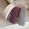 Diadema de Tela de Lana de Ala Ancha para Mujer, Accesorio de Lujo de Alta Gama para el Cabello, Diadema Versátil para Lavarse la Cara, Accesorio para el Cabello de Diadema Alta