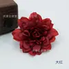 Gerbera Artificial Colorida de Outono Flores de Seda Estilo Chinês Hanfu Decoração de Prendedor de Cabelo Suporte Processamento de Leque de Casamento