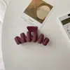 YHJ color nuevo 10cm pintura en aerosol mate forma de ola pinza pasador pinza para el pelo de niña pinza para la parte trasera de la cabeza accesorios para el cabello