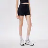 Shorts Esportivos Franzidos Sem Desconforto com Bolso Traseiro, Cintura Alta, Levanta Bumbum, Shorts de Yoga com Sensação de Nuvem para Corrida ao Ar Livre e Fitness
