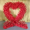 Prateleira em Forma de Coração Transfronteiriça Cenário Floral de Casamento Palco Exibição Suporte de Flores Evento de Pedido Celebração Flor Artificial Coração Vermelho