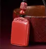 Coleção de Pingentes Naturais de Cinábrio e Areia Roxo-Dourada, Colares de Casal do Ano Zodiacal, Atacado e Dropshipping de Joias e Presentes de Feira Livre