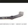 Asiento de conversión para freno de disco de bicicleta de montaña delantero y trasero soporte de fijación de freno de disco de bicicleta para poste AB accesorios de reparación de frenos