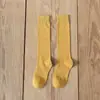 Meias Largas Quentes de Outono e Inverno para Mulheres, Meias de Terry, Meias Descartáveis Diárias, Meias Lisas para Panturrilha, Meias Zhuji