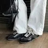 Versão em Couro~Sapatos de Treino Alemães Ocultos para Aumentar a Altura Femininos Estilo Retro Solado Macio ins Estilo Solado Fino Sapatos Casuais Esportivos Forrest Gump Femininos