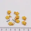 Imitación Arena Vietnamita Oro Gota Pintura al Óleo Chapado en Oro Colgante Pequeño Palabra Fu Conejo de Jade Pequeño Deslizante Accesorios diy Colgante Pequeño de Goteo