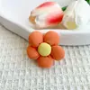 Estilo Coreano Colorido Macio Preenchido com Algodão Flor de Cinco Pétalas Acessórios para Roupas Broche Joia Flor Estéreo Flor de Sapato de Cinco Pétalas Decoração