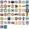 50 divertidos stickers de garabatos con temática de salud mental para decorar cuadernos, papelería, equipaje y diarios - perfectos para la temporada de regreso a clases; impermeable
