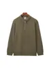 26 estilos de suéteres de punto con media cremallera de lana y forro polar térmico para hombre, suéteres casuales cálidos con cuello para otoño e invierno, disponibles en varios colores