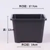 Maceta Suculenta Estilo Coreano Maceta Cuadrada Grande Negra Maceta Cuadrada Engrosada para Bonsái Maceta Suculenta Maceta Cuadrada Negra de Plástico