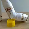 Garrafa personalizada de 200ml com boca larga para pesticidas, HDPE, alta barreira, anticorrosiva, química, boca larga, para bactérias biológicas e fertilizantes