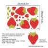 MS4096 Nuevas pegatinas decorativas de pared para habitación de fresas, pegatinas decorativas de pared para dormitorio, fábrica de 4