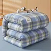 Colcha de algodón desmontable y lavable, colcha de primavera y otoño, colcha de invierno, ropa de cama de algodón para dormitorio individual de estudiante, relleno de colcha, apto para todas las estaciones