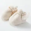 Zapatos de Otoño e Invierno para Bebés y Niños Pequeños Zapatos para Bebés Recién Nacidos Zapatos de Algodón Cálidos para el Piso Cubre Pies de Felpa Suave Anti-pelusa