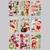Novos Adesivos Eletrostáticos de Natal SKJD2312 para Comércio Exterior Amazon Layout de Cena para Vidro de Janela Adesivos de Parede Decorativos