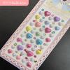 Pegatinas de diamantes acrílicos de cristal con gemas de dibujos animados para niños, decoración para niñas, pegatinas de recompensa para jardín de infantes, pegatinas de diamantes
