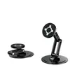 Suporte de Mesa Magnético para Celular Transfronteiriço com Rotação de 360 Graus, Suporte Metálico Dobrável para Assistir a Shows, Suporte para Tablet e Celular