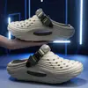 Zapatos estilo cocodrilo para hombre, Nuevo modelo Verano 2026, Calzado para exteriores, Antideslizantes, Resistentes al desgaste, Talla grande para parejas, Familia de tres, Sandalias para padres e hijos