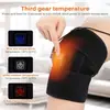 Rodillera eléctrica calefactora compresa caliente compresa fría correa rodillera eléctrica calefactora cálida pierna fría vieja articulación de rodilla en stock