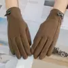 Guantes de Terciopelo con Lazo para Mujer para Otoño e Invierno, Pantalla Táctil, Cálidos para Ciclismo Resistentes al Frío y al Viento, Engrosados y de Terciopelo para Exteriores