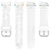Adecuado para Samsung Watch7, esta correa de repuesto presenta un patrón de girasol y es una correa de silicona cosida para el Watch7