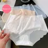 Bragas de Seda de Hielo para Mujer Nube Ultra-Delgadas Pantalones Mascarilla Bragas Sin Costuras 3D de Seda de Mora de Secado Rápido para Mujer