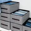 Caja de Almacenamiento de Espiga para Ropa, Caja de Almacenamiento Plegable para Armario con Tablero de Polipropileno Integrado, Almacenamiento de Gran Capacidad