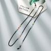 Cadena para máscara de gafas en blanco y negro, cadena colgante para gafas de cristal de moda europea y americana, cadena colgante para el cuello, cuerda para colgar gafas, fabricantes al por mayor transfronterizos