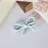 Presilha de cabelo com laço de bolinhas rosa, estilo ins coreano, presilha simples para franja da testa, presilha lateral, acessório de cabelo de alta qualidade