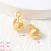 Accesorios Chapados en Oro Bolsa de la Suerte Melocotón Accesorios para Joyería DIY Colgante Candado de la Suerte Pulsera Collar Material Fabricante Accesorios al por Mayor