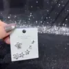 Pendientes de Tachuela de Moda Pendientes de Mariposa Nuevos Versátiles Súper Brillantes Circonita Aguja de Plata S925 Galvanizada Ecológica Ropa de Moda de Invierno
