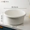 Lavabo Profundo, Cubeta de Plástico para el Hogar, Lavabo para Lavar Verduras, Tamaños Pequeño, Mediano y Grande, Lavapiés, Cubeta Engrosada para Lavar Ropa