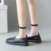 Calcetines de Malla de Seda de Vidrio Calcetines Transparentes Delgados Calcetines de Primavera y Verano Calcetines de Cristal para Mujer Calcetines de Barco Japoneses Fabricante Venta al por Mayor