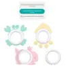 Bebê chocalho Manhattan Ball Fitness Soft Rubber Hand Grab Ball Tooth Gum Rattle Hand Rattle Baby 0-1 Ano Brinquedo de Idade