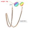 Joyería transfronteriza europea y americana cadena multicapa de perlas cadena para gafas moda para mujer montura para gafas accesorios de cadena colgante para mascarilla