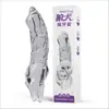 Manguito Vibratorio con Dientes de Lobo y Control Remoto Inalámbrico para Hombre, Manguito de Pene de Cristal Engrosado y Alargado, Manguito Vibratorio de Diez Frecuencias con Bloqueo de Semen