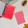 Caderno de Folhas Soltas com Páginas Coloridas Pautadas Recarregáveis e Notas Adesivas
