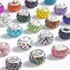 Miçangas Soltas Misturadas Mais Vendido na Amazon Três Fileiras Argola Bola de Diamante Argila Miçangas com Furo Grande Conjunto de Corrente DIY Acessórios de Decoração