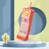 Bebés y Niños Pequeños Pueden Masticar Mordedor Teléfono Educativo Artificial para Bebé Teléfono Móvil Máquina de Música Infantil Educación Temprana Juguete de Iluminación Teléfono Móvil