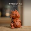 Mascota de té de Zisha con forma de dragón, adornos, cubierta para juego de té, mesa de té, hacer juego de té, mascota de té pequeña, accesorios para ceremonia de té Kung Fu
