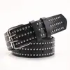 Cinturón Europeo y Americano de Estilo Ins Transfronterizo para Mujer, Remaches Personalizados de Moda, Estilo Punk Hottie de Cinco Estrellas con Jeans, Cinturón para Mujer
